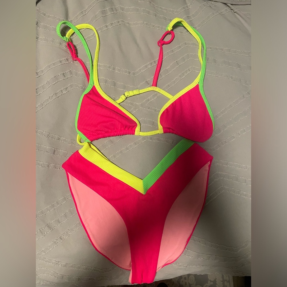 One One Swim Neon Bikini
